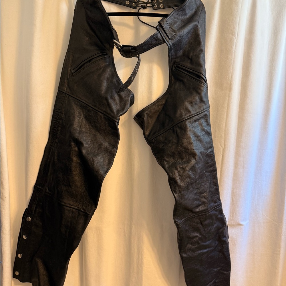 Asphalt Black Leather Apparel